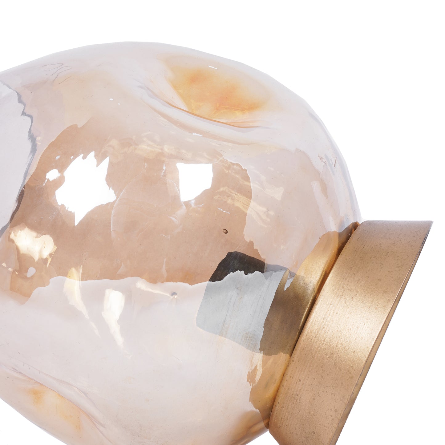 Oval Glass Table Lamp