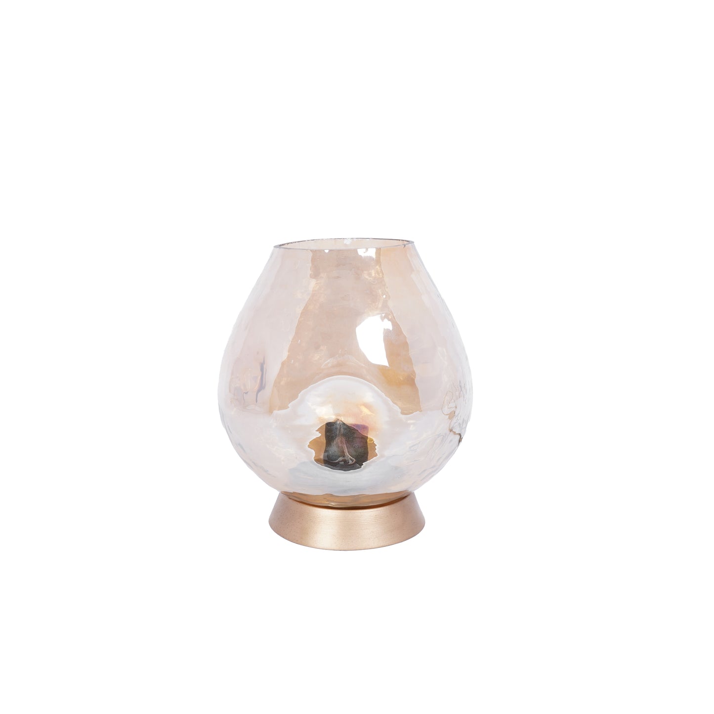 Oval Glass Table Lamp