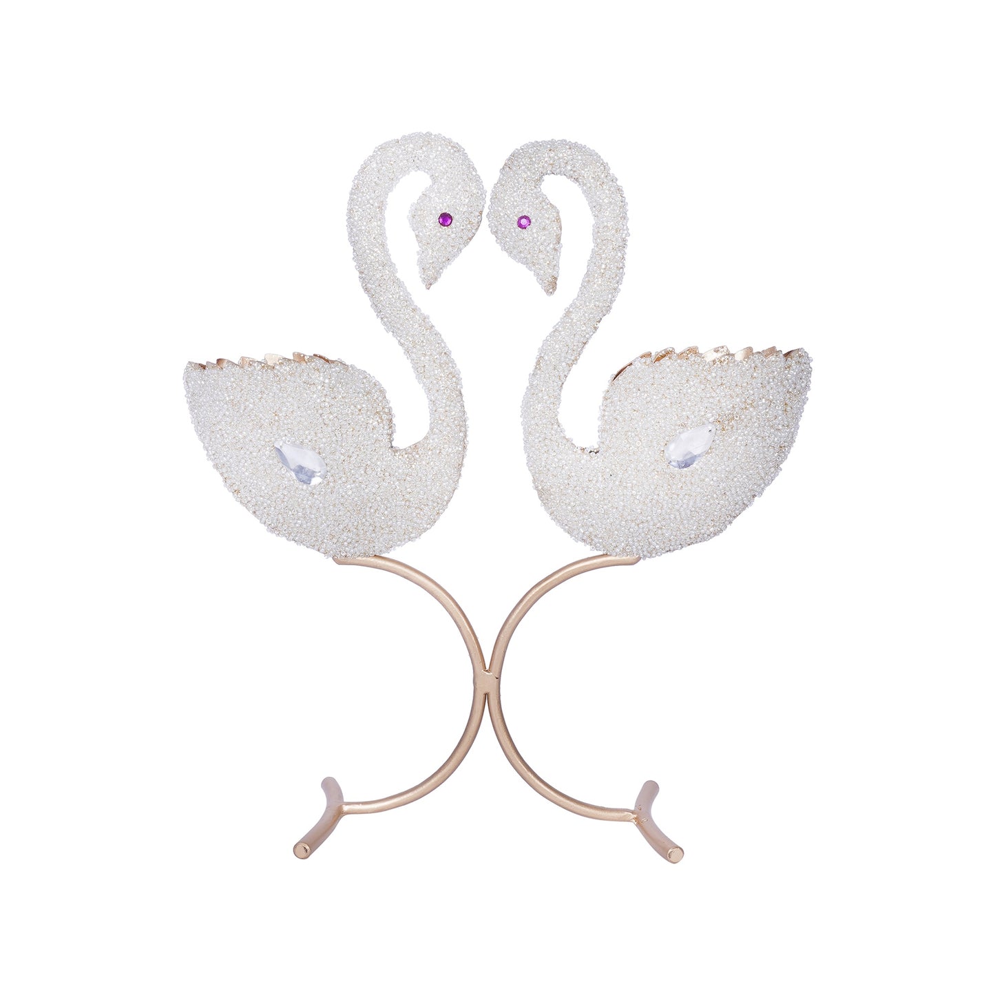 Elegant Swans Tealight Holder