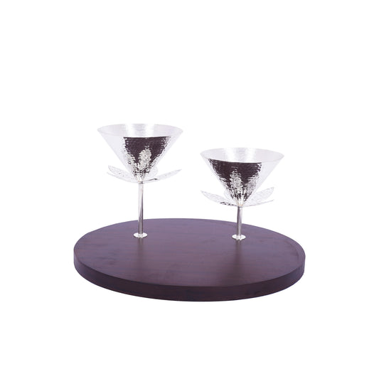 Silver Tusks Platter