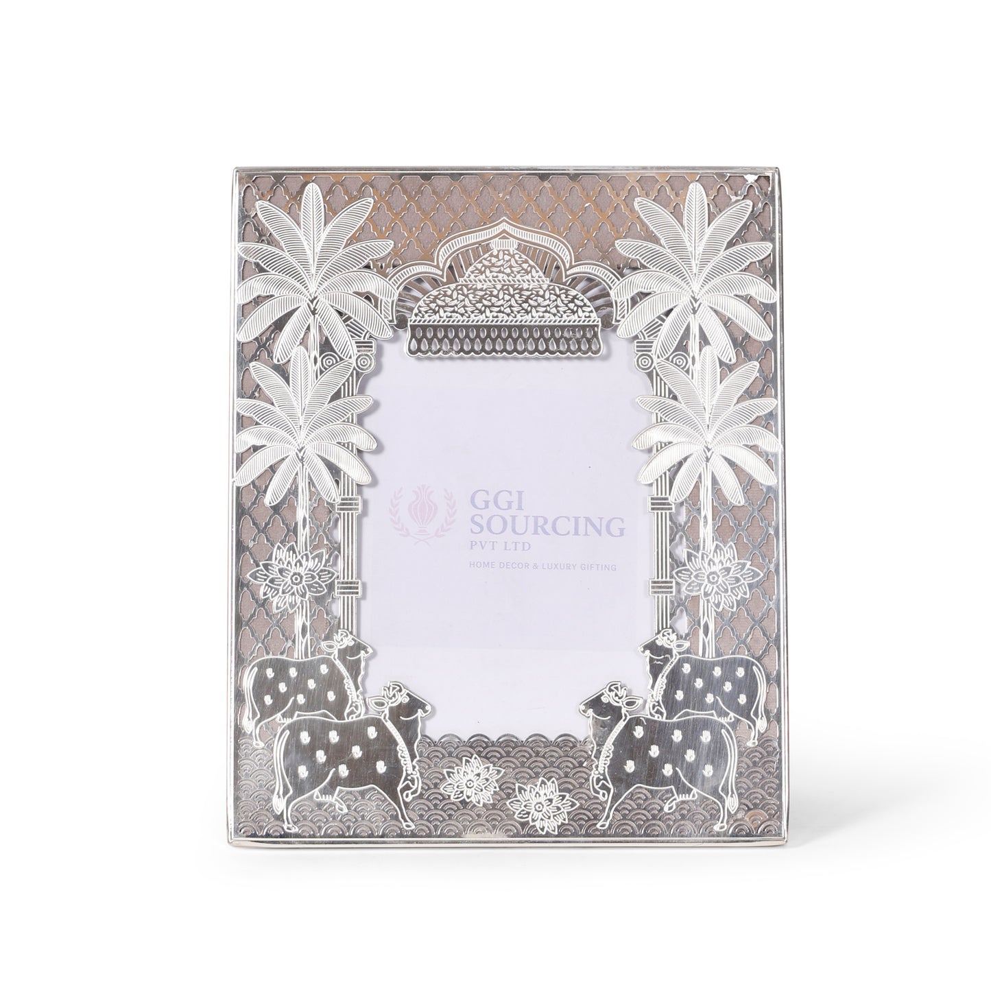 Royal Heritage Silver Plated Photo Frame – 5 × 7 Inch