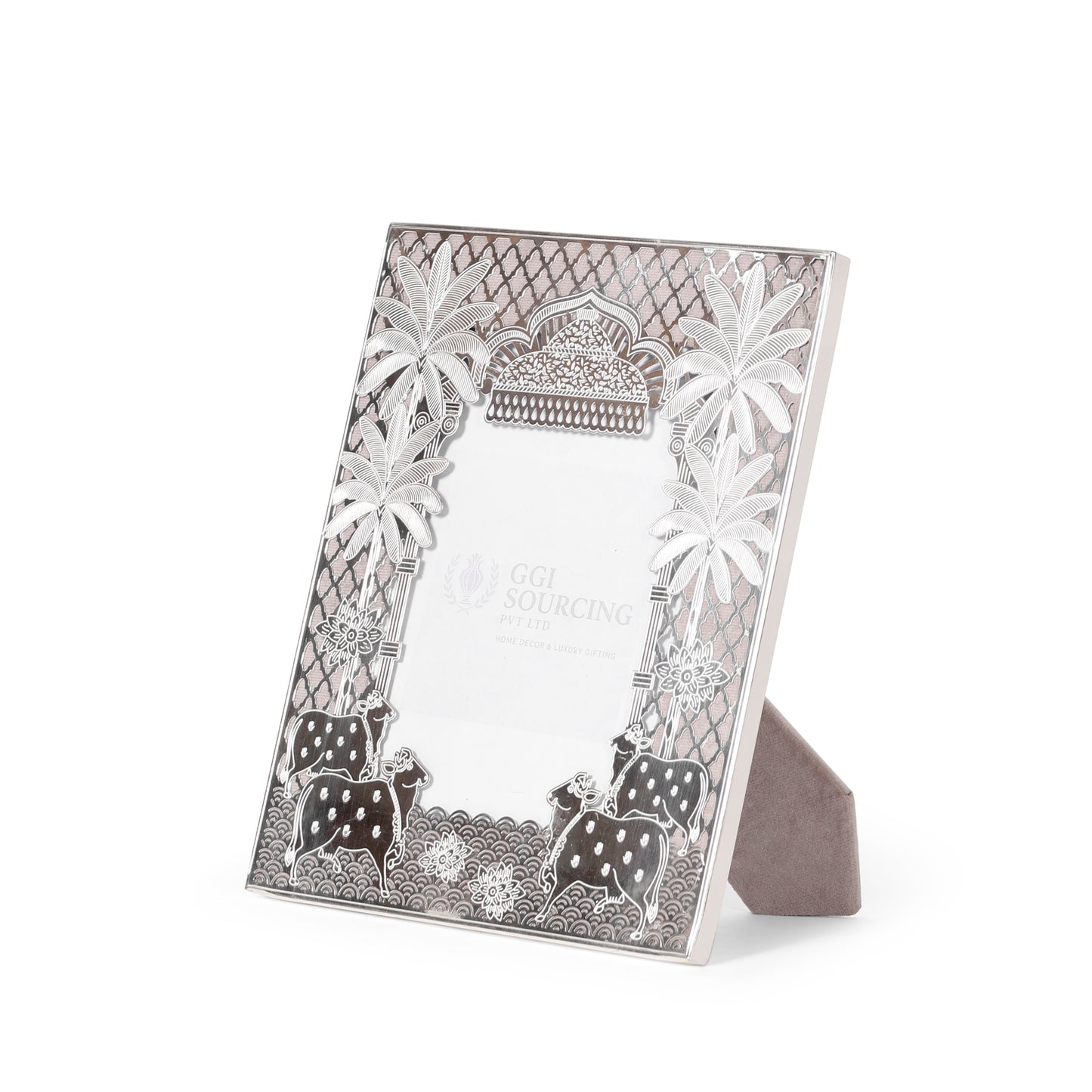 Royal Heritage Silver Plated Photo Frame – 5 × 7 Inch