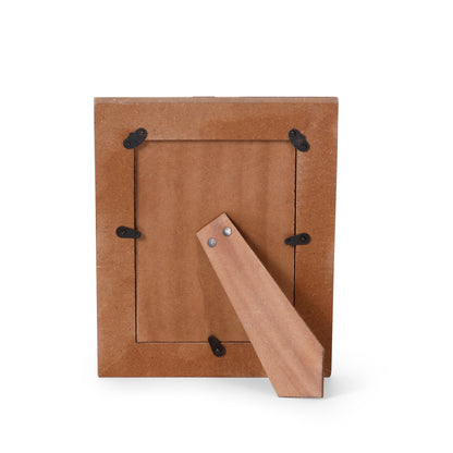 Diagonal Accent Resin-Coated Photo Frame – 5 × 7 Inch