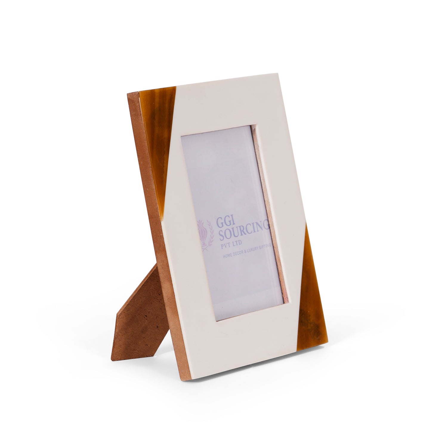 Dual Tone Resin-Coated MDF Photo Frame – 5 × 7 Inch | | Modern Minimal Decorative Picture Frame