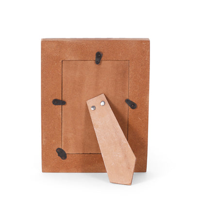 Navakrti Decor Gilded Floral Resin-Coated MDF Photo Frame – 4 × 6 Inch | Elegant Decorative Picture Frame