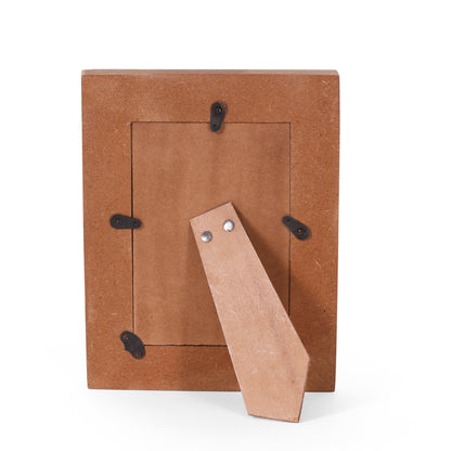 AzureGeo Resin-Coated Photo Frame – 4 × 6 Inch | Navakrti Decor