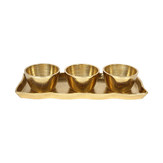 Golden Trio Serving Set